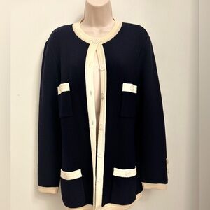 Vintage Worldly Things by Styltricot cardigan 
100% pure cotton made in Italy